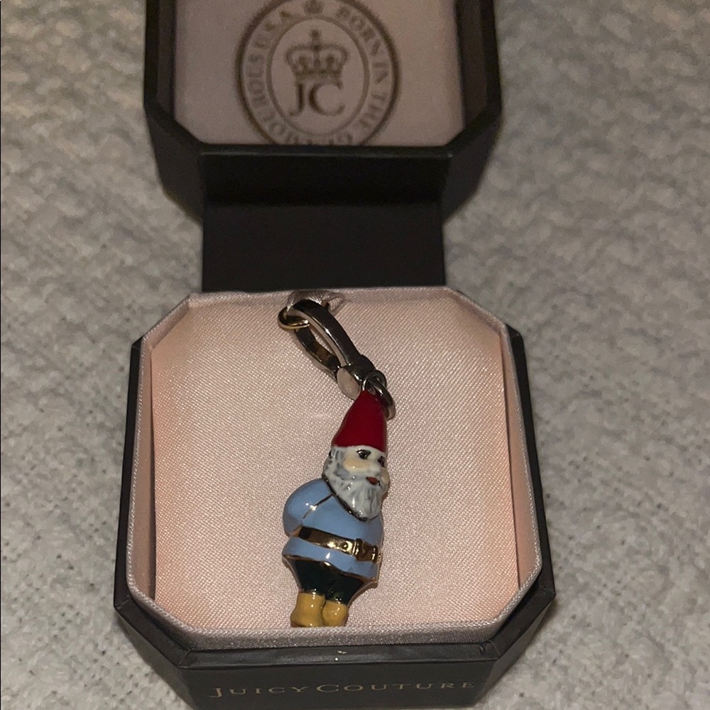 Juicy Couture Gnome Charm - Red and Blue